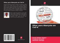Buchcover von Olhar para Abanyole em CoG-K