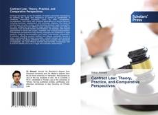 Обложка Contract Law: Theory, Practice, and Comparative Perspectives