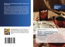 Copertina di Modern and Contemporary Poetry: Themes and Innovations