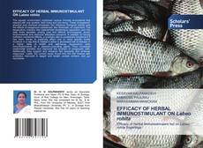 Portada del libro de EFFICACY OF HERBAL IMMUNOSTIMULANT ON Labeo rohita
