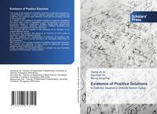 Couverture de Existence of Positive Solutions