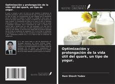 Buchcover von Optimización y prolongación de la vida útil del quark, un tipo de yogur.