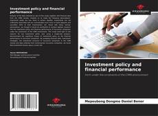 Bookcover of Investment policy and financial performance
