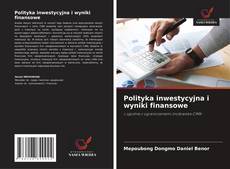 Buchcover von Polityka inwestycyjna i wyniki finansowe