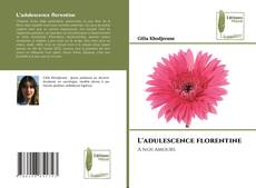 L'adulescence florentine kitap kapağı