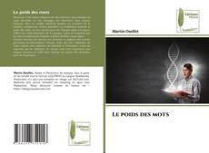 Copertina di Le poids des mots