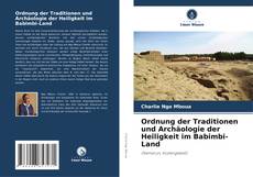 Portada del libro de Ordnung der Traditionen und Archäologie der Heiligkeit im Babimbi-Land
