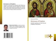 Couverture de Dictionary of Prophets