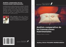 Análisis comparativo de las transacciones matrimoniales kitap kapağı