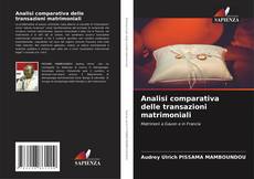 Bookcover of Analisi comparativa delle transazioni matrimoniali