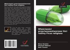 Buchcover von Właściwości przeciwnowotworowe liści rośliny Ficus religiosa