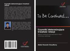 Bookcover of Czynniki determinujące trwałość relacji