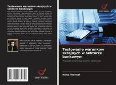 Bookcover of Testowanie warunków skrajnych w sektorze bankowym