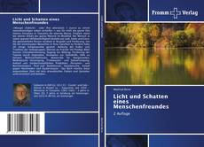Portada del libro de Licht und Schatten eines Menschenfreundes