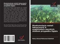 Обложка Bioakumulacja metali toksycznych w organizmach morskich: studium przypadku Egiptu