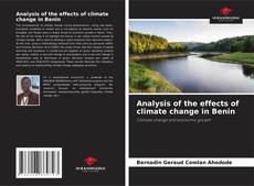 Analysis of the effects of climate change in Benin kitap kapağı