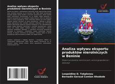 Buchcover von Analiza wpływu eksportu produktów nierolniczych w Beninie