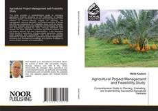 Agricultural Project Management and Feasibility Study kitap kapağı