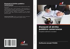 Buchcover von Elementi di diritto pubblico camerunese