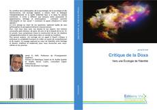 Capa do livro de Critique de la Doxa 