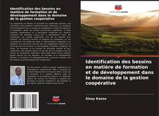 Borítókép a  Identification des besoins en matière de formation et de développement dans le domaine de la gestion coopérative - hoz
