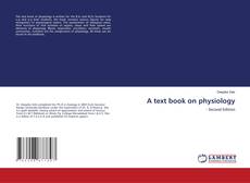 Buchcover von A text book on physiology