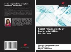 Portada del libro de Social responsibility of higher education institutions