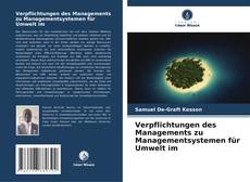 Borítókép a  Verpflichtungen des Managements zu Managementsystemen für Umwelt im - hoz