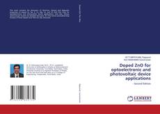 Portada del libro de Doped ZnO for optoelectronic and photovoltaic device applications
