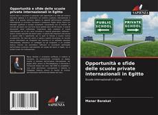 Portada del libro de Opportunità e sfide delle scuole private internazionali in Egitto