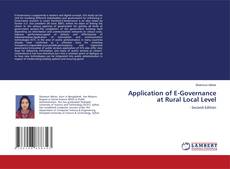 Couverture de Application of E-Governance at Rural Local Level