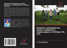 Capa do livro de Badanie socjologiczne kobiet wiejskich z Vadamalpet w Chittoor Dt, A.P. 
