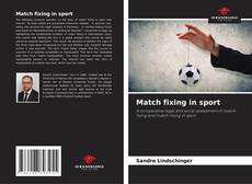 Match fixing in sport的封面