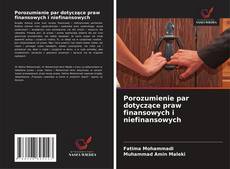 Copertina di Porozumienie par dotyczące praw finansowych i niefinansowych