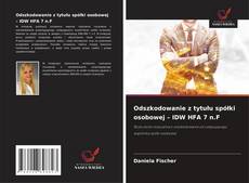 Portada del libro de Odszkodowanie z tytułu spółki osobowej – IDW HFA 7 n.F