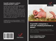 Buchcover von Czynniki związane z ostrym niedożywieniem u dzieci