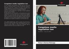 Couverture de Congolese media regulation law
