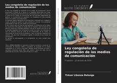 Ley congoleña de regulación de los medios de comunicación kitap kapağı