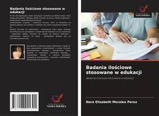 Badania ilościowe stosowane w edukacji kitap kapağı