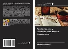 Capa do livro de Poesía moderna y contemporánea: temas e innovaciones 