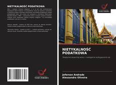 Buchcover von NIETYKALNOŚĆ PODATKOWA