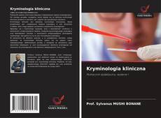 Kryminologia kliniczna的封面