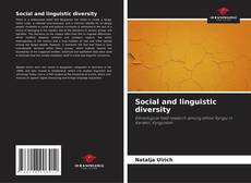 Copertina di Social and linguistic diversity