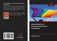 Wprowadzenie do zaawansowanej teorii zarządzania kitap kapağı