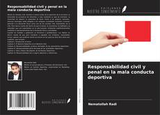 Buchcover von Responsabilidad civil y penal en la mala conducta deportiva