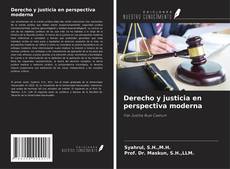 Buchcover von Derecho y justicia en perspectiva moderna