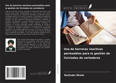 Copertina di Uso de barreras reactivas permeables para la gestión de lixiviados de vertederos