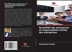 Buchcover von Durabilité des entreprises et responsabilité sociale des entreprises