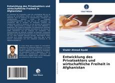 Entwicklung des Privatsektors und wirtschaftliche Freiheit in Afghanistan kitap kapağı
