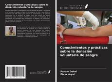 Capa do livro de Conocimientos y prácticas sobre la donación voluntaria de sangre 